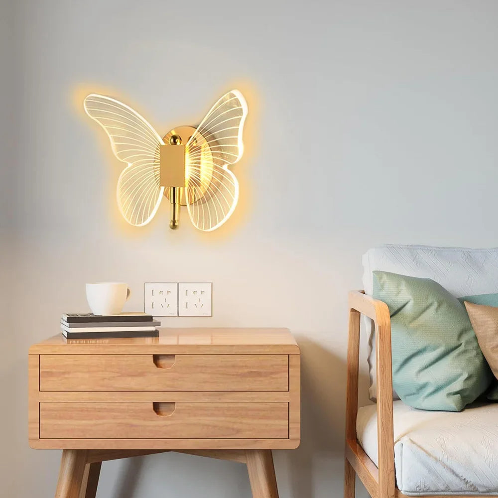 Butterfly Glow LED Wall Lamp