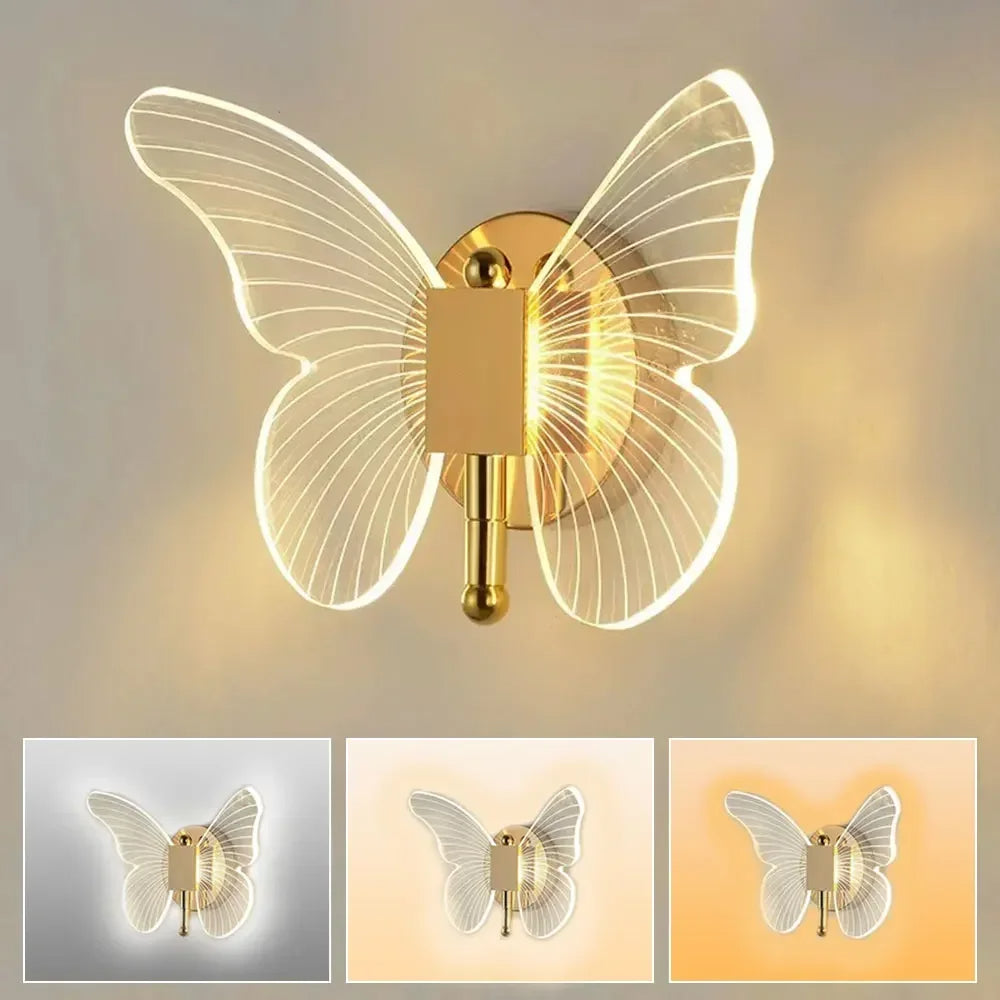 Butterfly Glow LED Wall Lamp